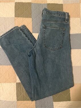 J. Crew Women’s Medium Blue Mid Rise Straight Jeans